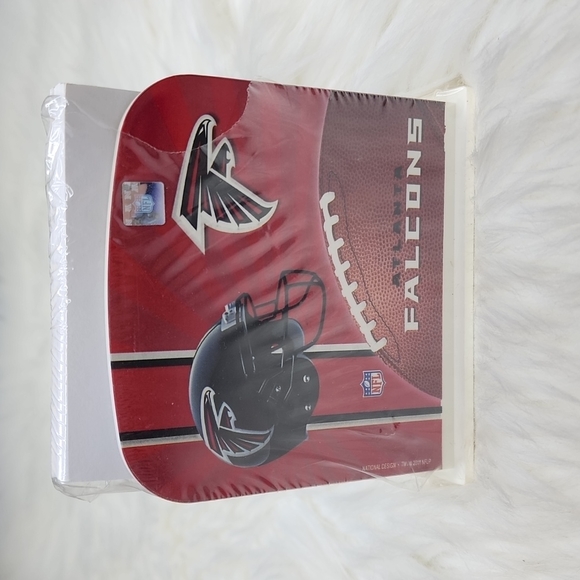 NFL Atlanta Falcons Scarf, Micro Helmet, Paper Pad Gift Set - Picture 15 of 16